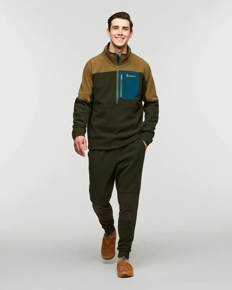 Abrazo 1/2 Zip Fleece Jacket in Live Oak and Woods