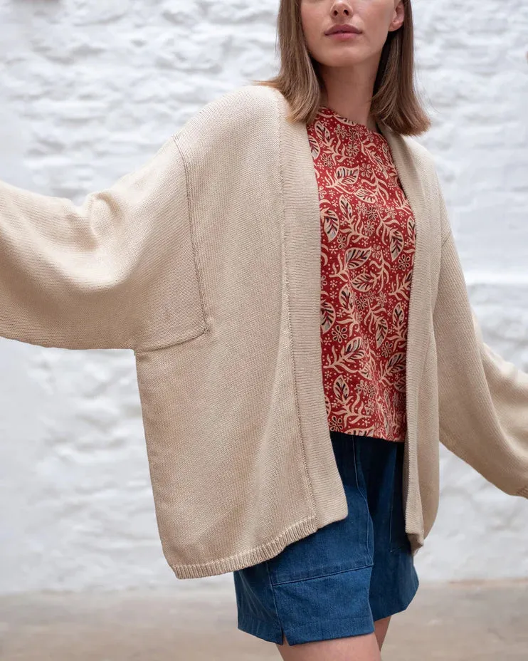 Agnes Open Cardigan - Cream