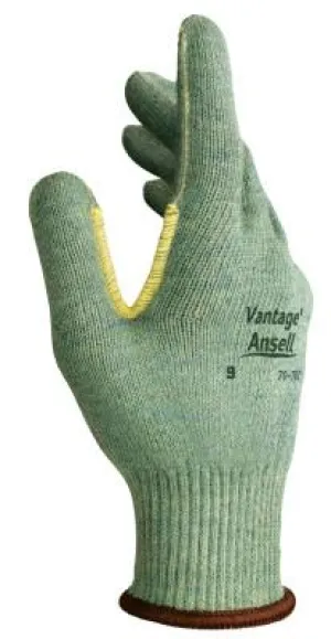 Ansell Vantage Heavy Cut Protection Gloves, Size 11, Mint, Knitted, 104421