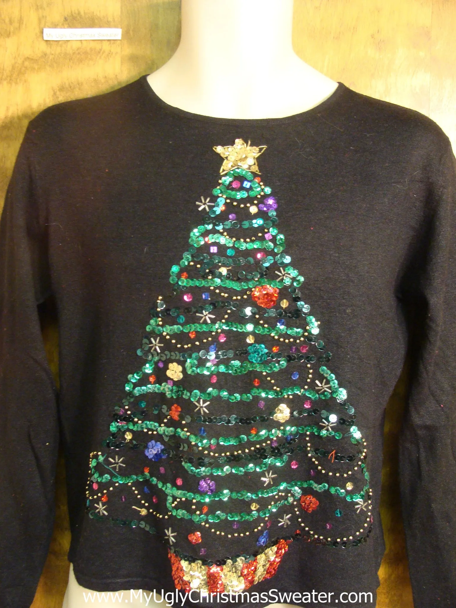 Big Bling Tree Child Size Christmas Sweater