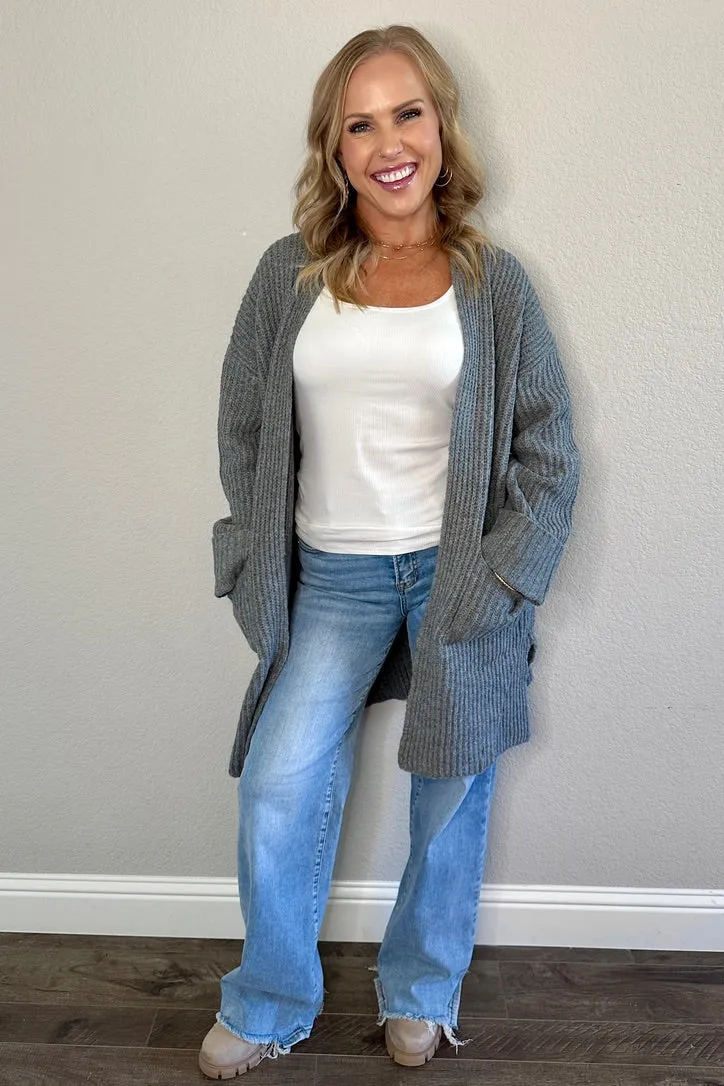 Brinna Brushed Knit Cardigan