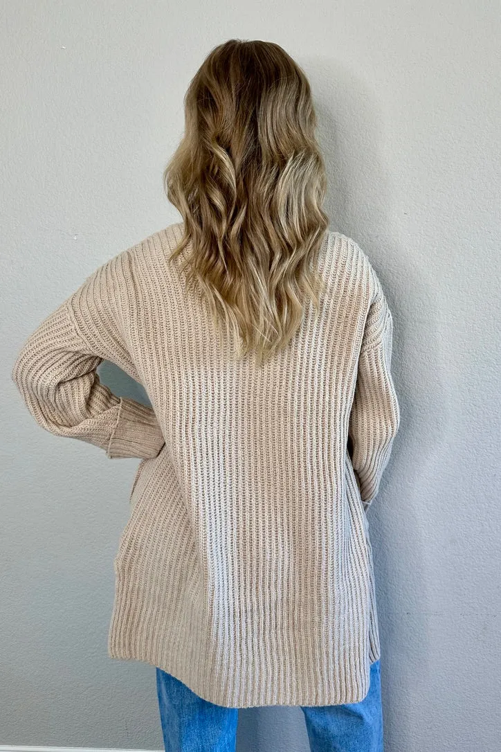 Brinna Brushed Knit Cardigan