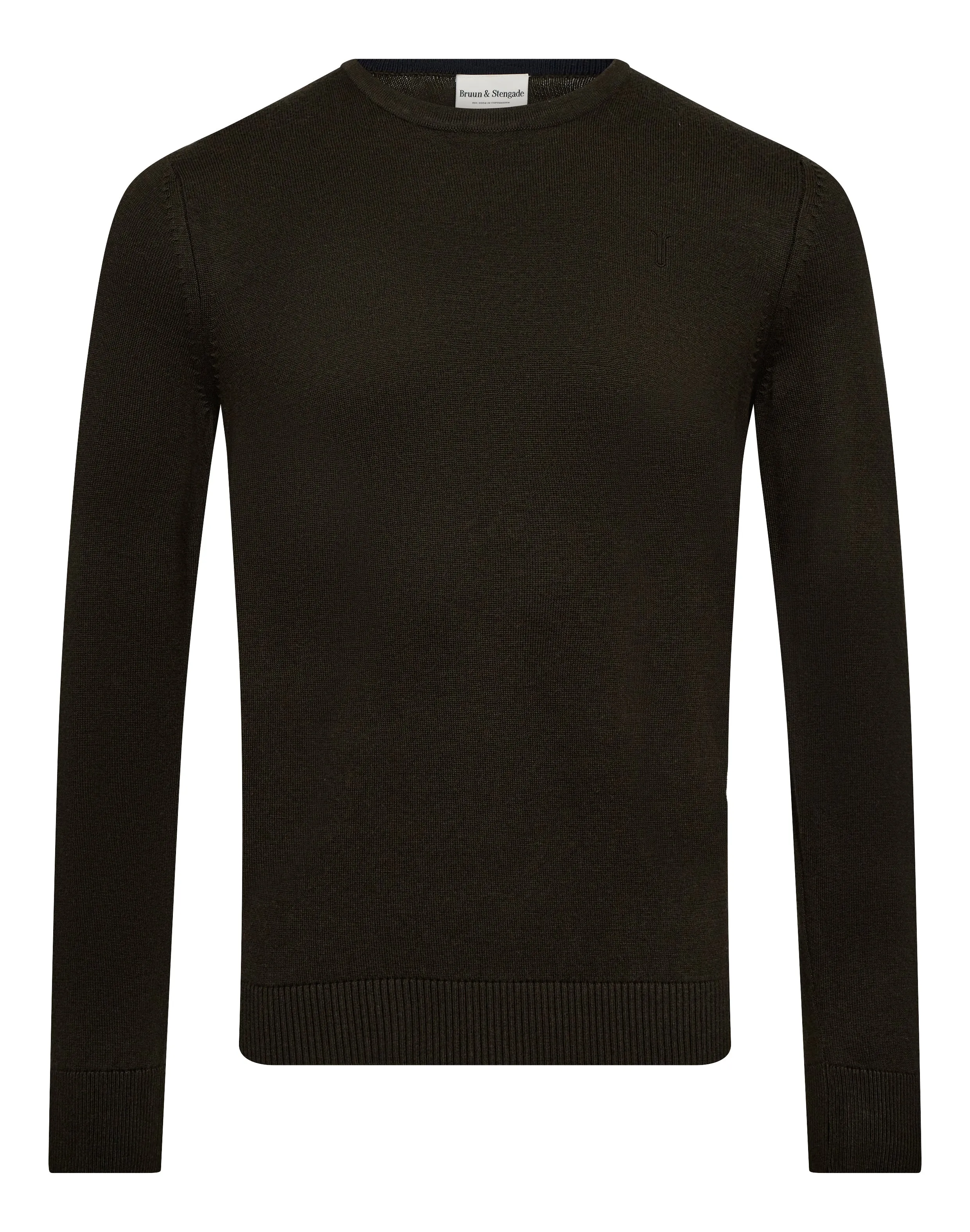 Bruun & Stengade Jupiter Wool Modal Blend Crew Sweater