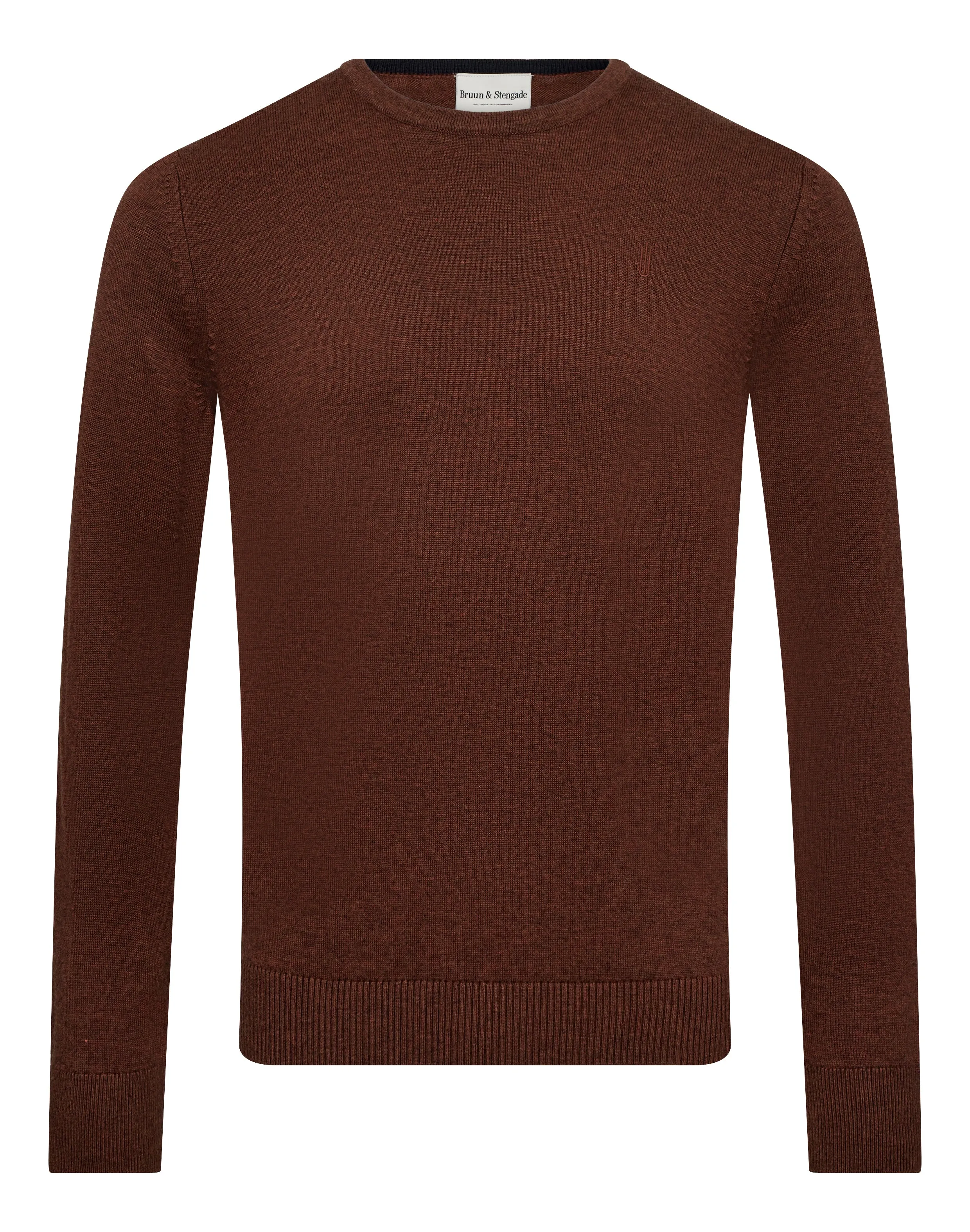 Bruun & Stengade Jupiter Wool Modal Blend Crew Sweater