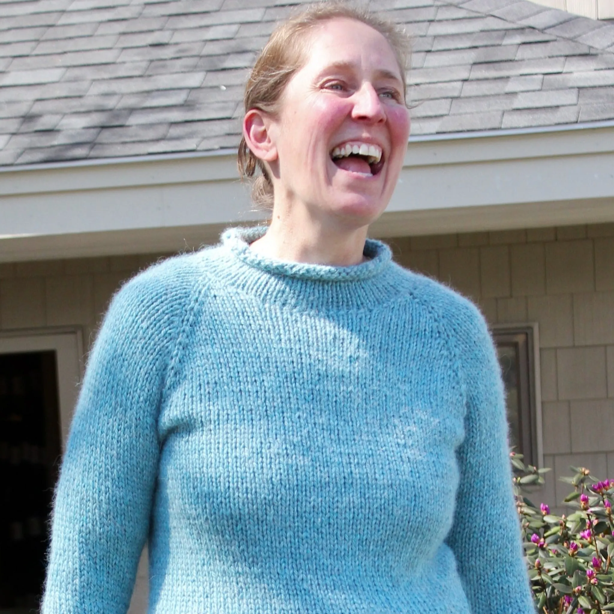 Bulky Neck Down Pullover