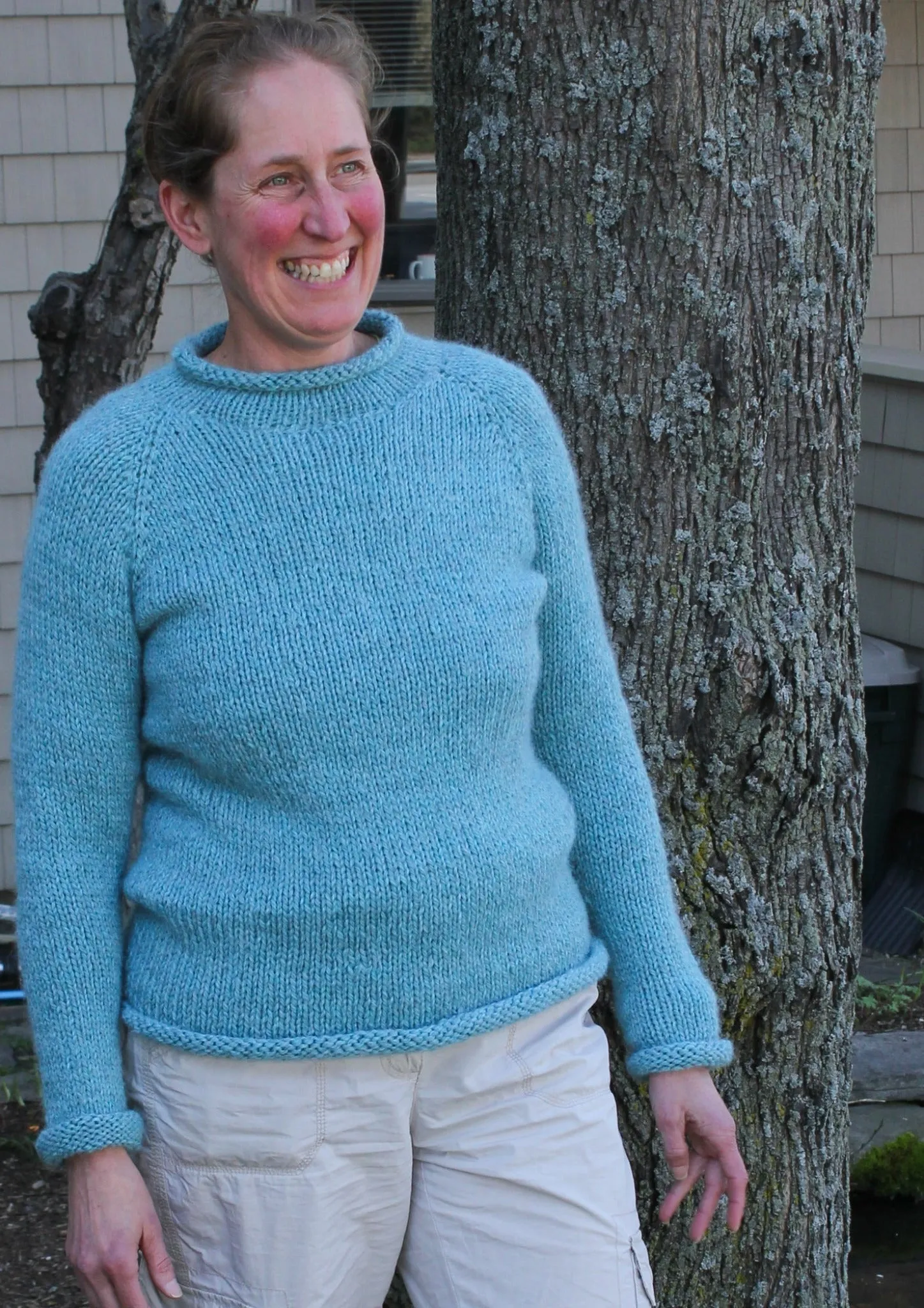 Bulky Neck Down Pullover