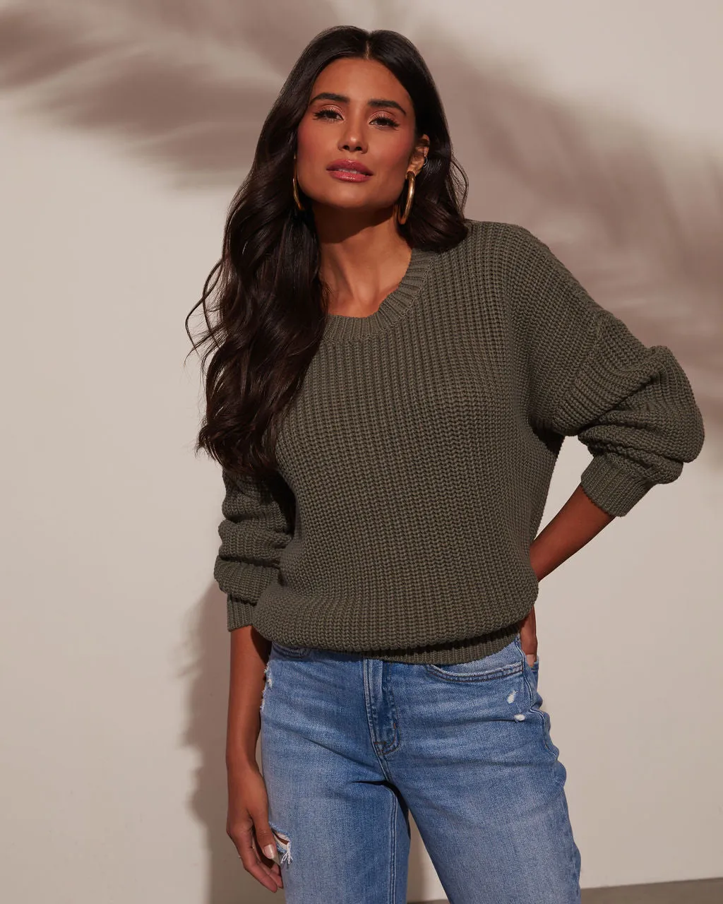 Bundle Leisure Chunky Knit Sweater