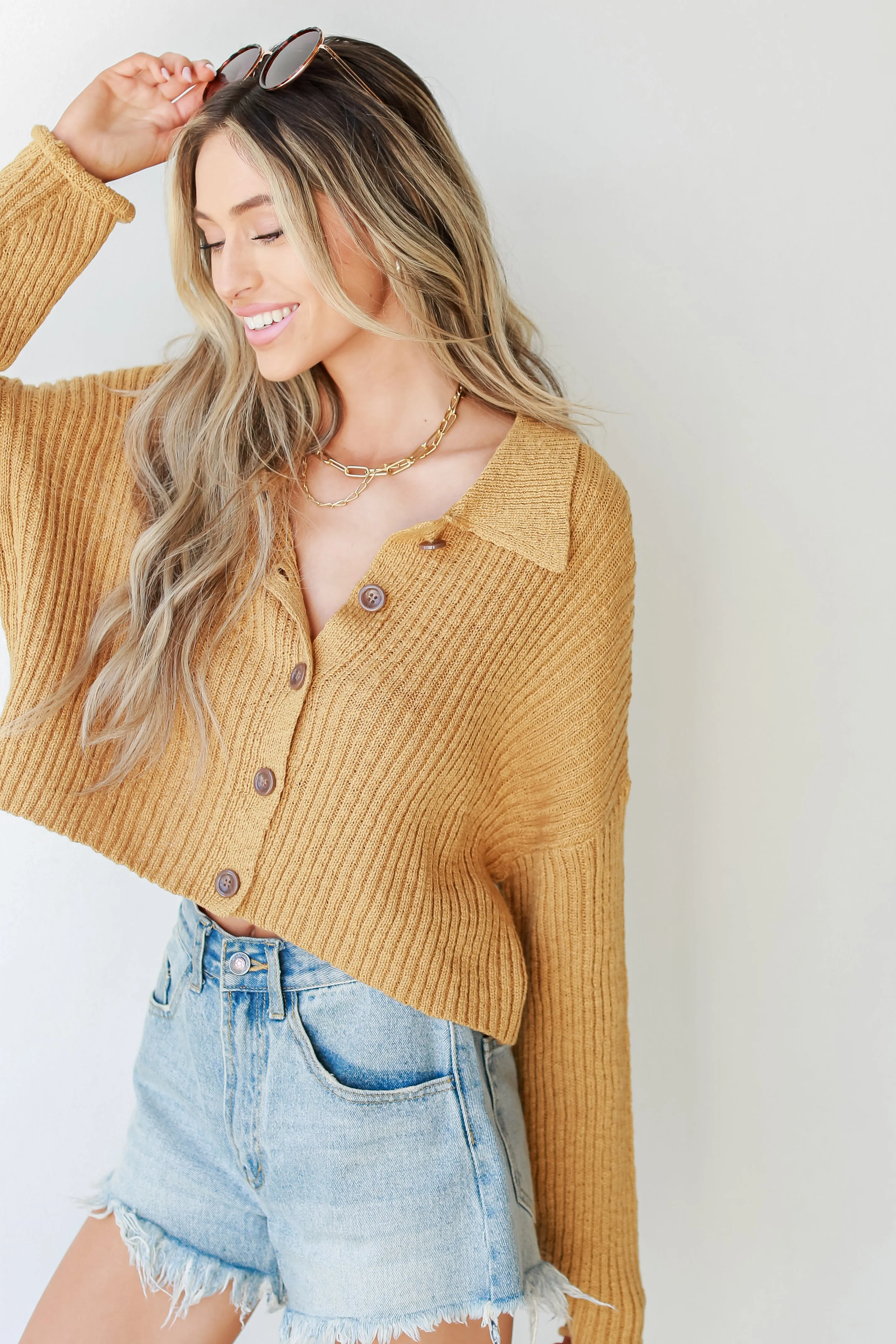 Change Of Weather Cropped Sweater