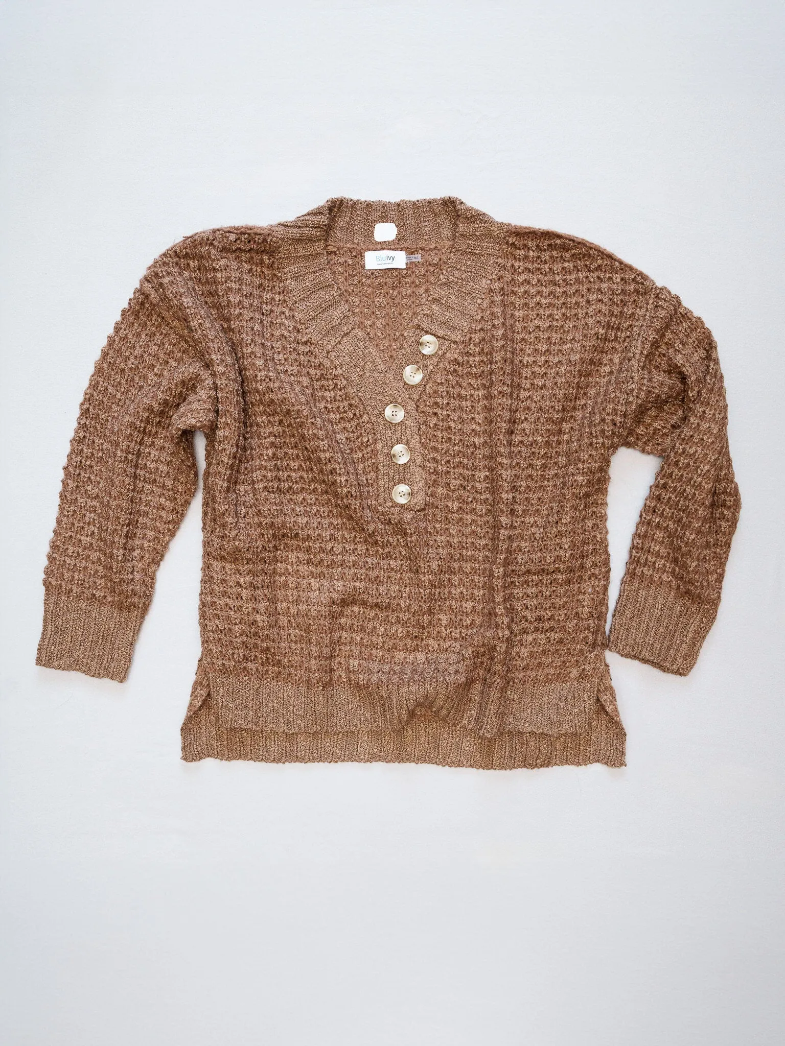 Cheryl Henley Sweater - Mocha