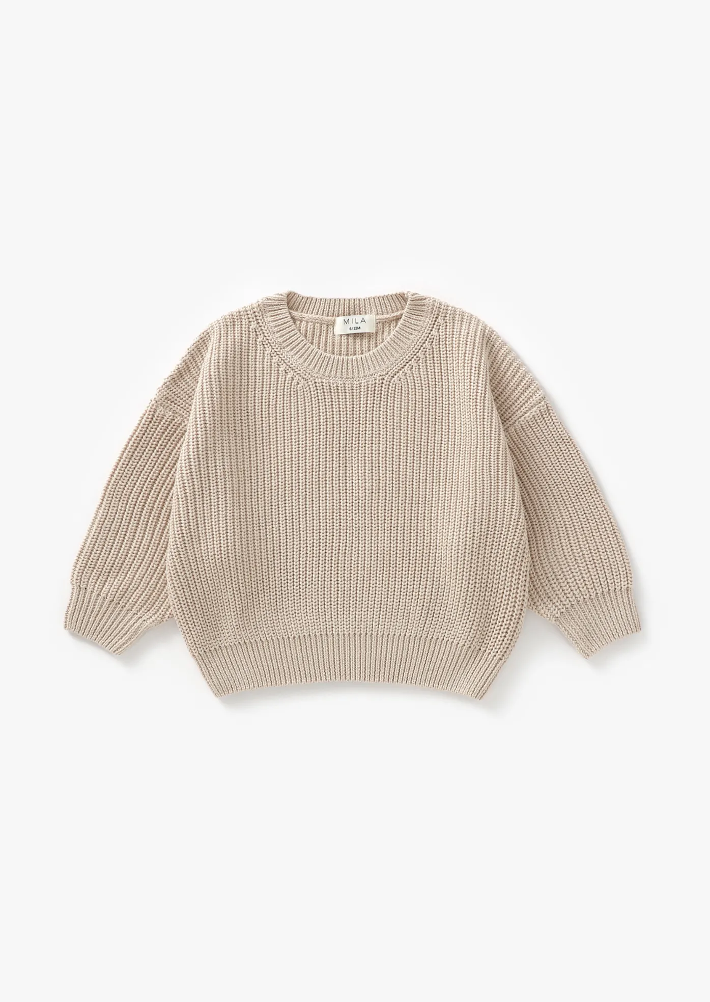 Chunky Knit Sweater | Latte