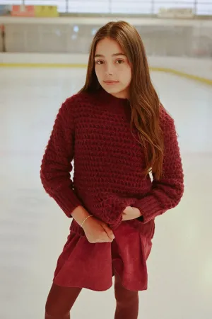 Girls Chunky Knit Sweater