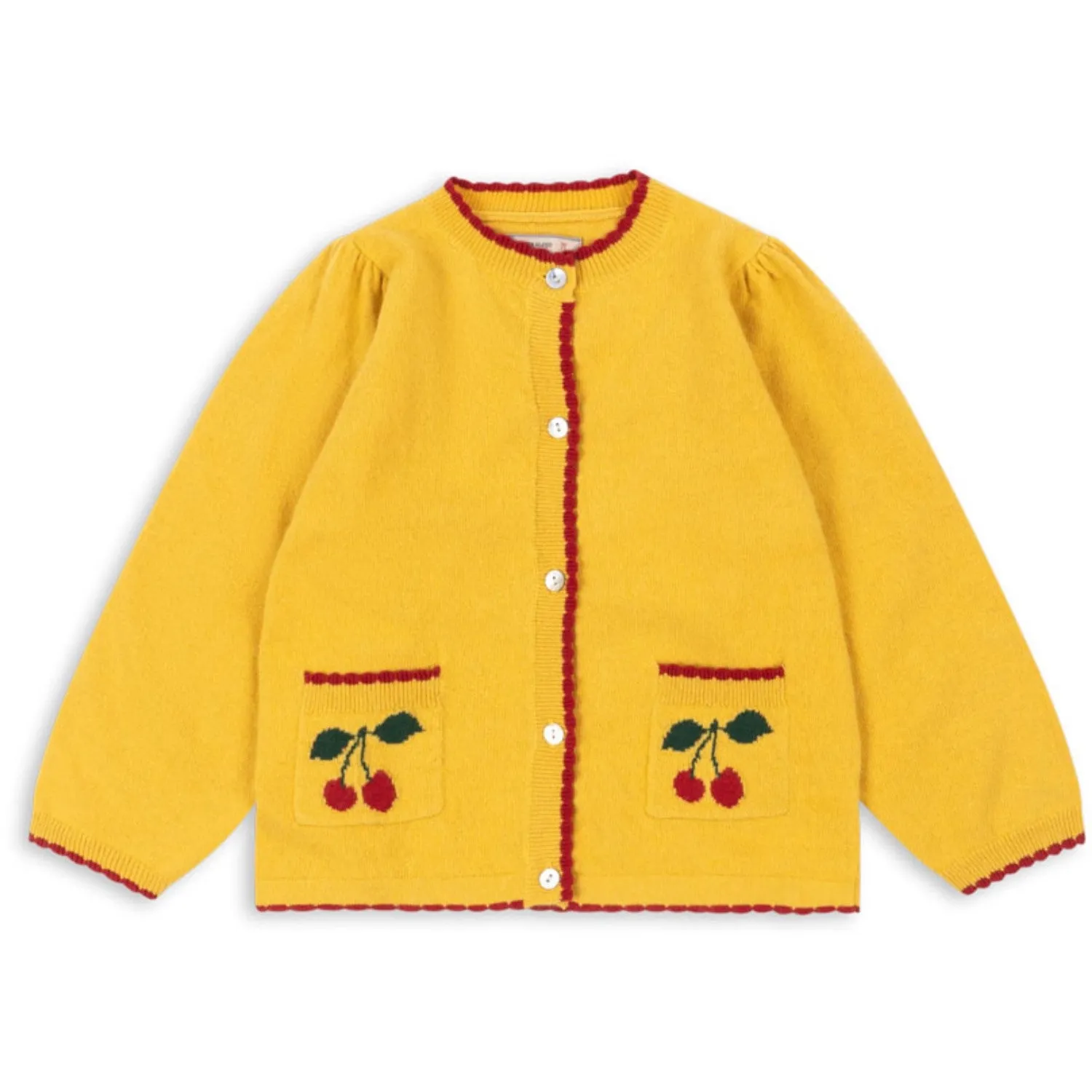 Konges Sløjd Yolk Yellow Alexa Knit Cardigan