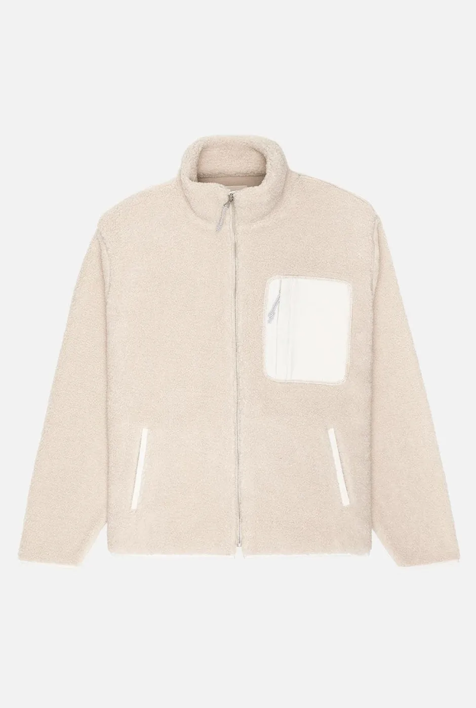 Kuwalla Tee Bonded Sherpa Fleece Jacket - Cream