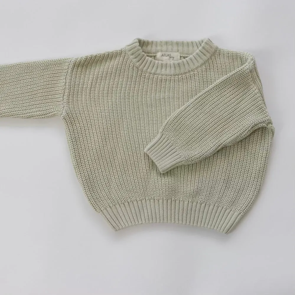 Organic Chunky Oversized Knit Sweater