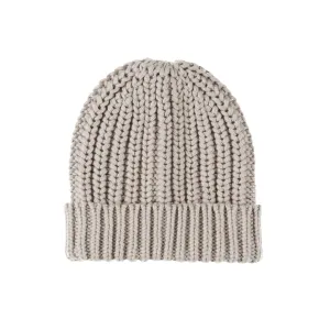 Quincy Mae - Organic Chunky Knit Beanie - Fog