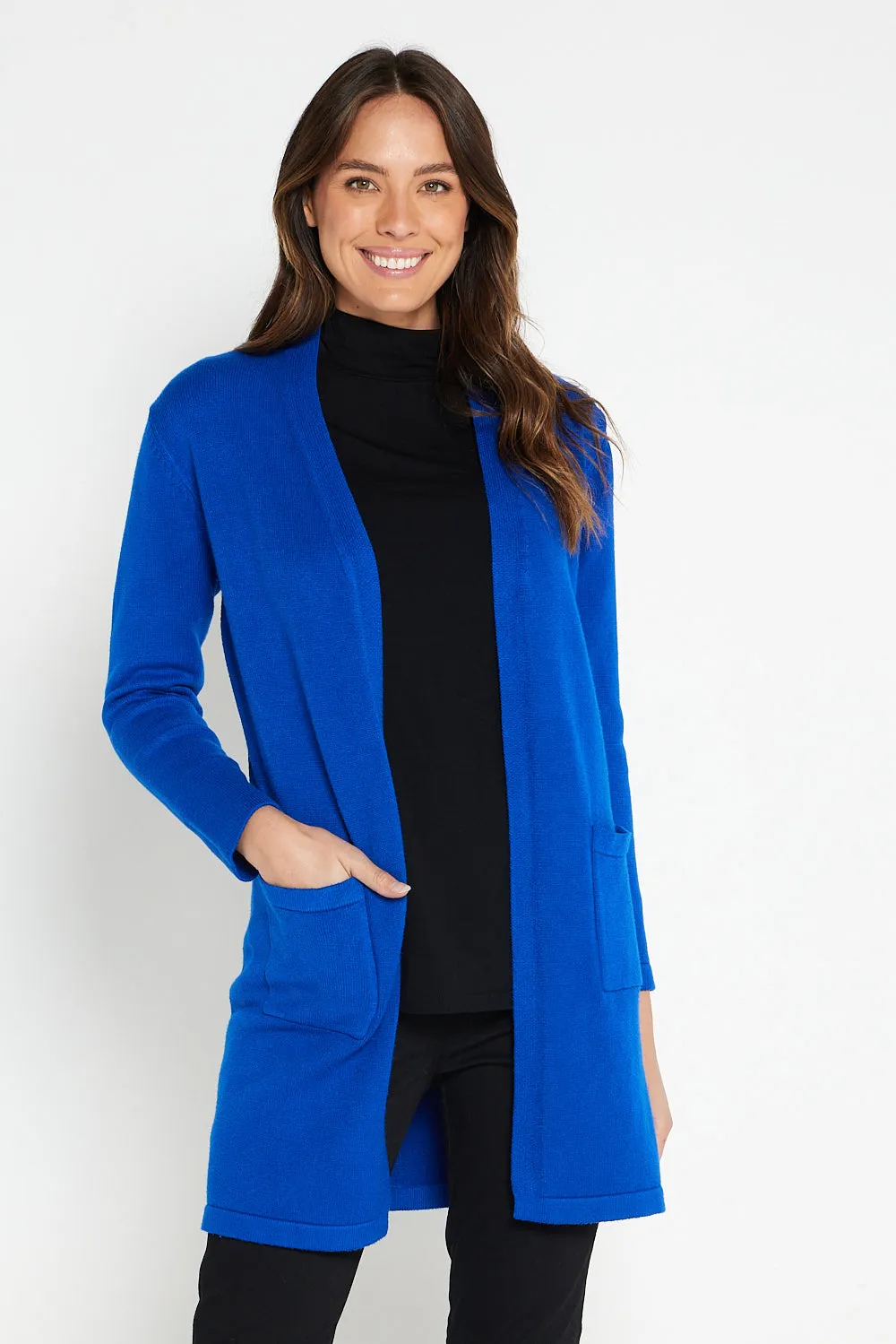 Salima Knit Cardigan - Blue