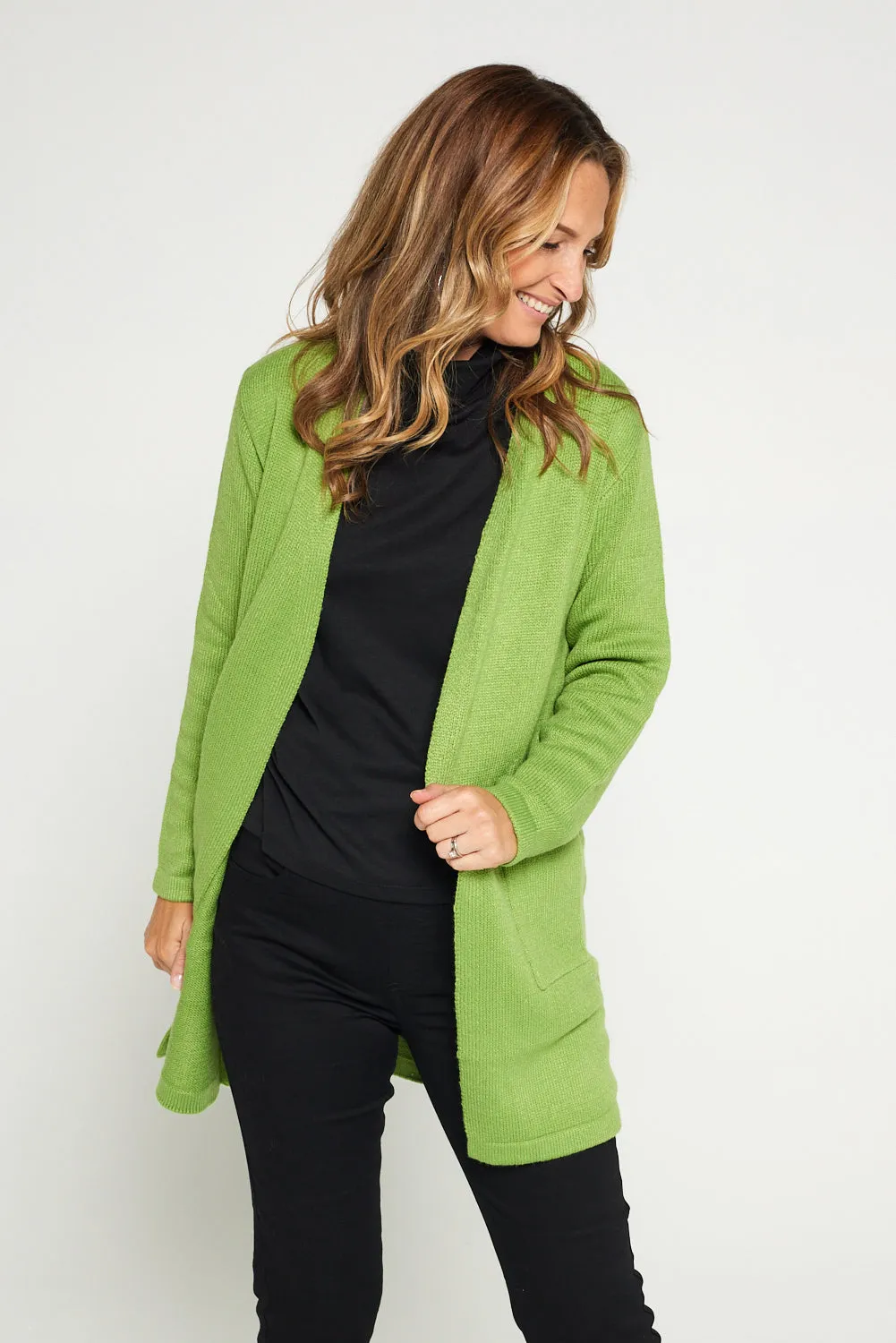 Salima Knit Cardigan - Green