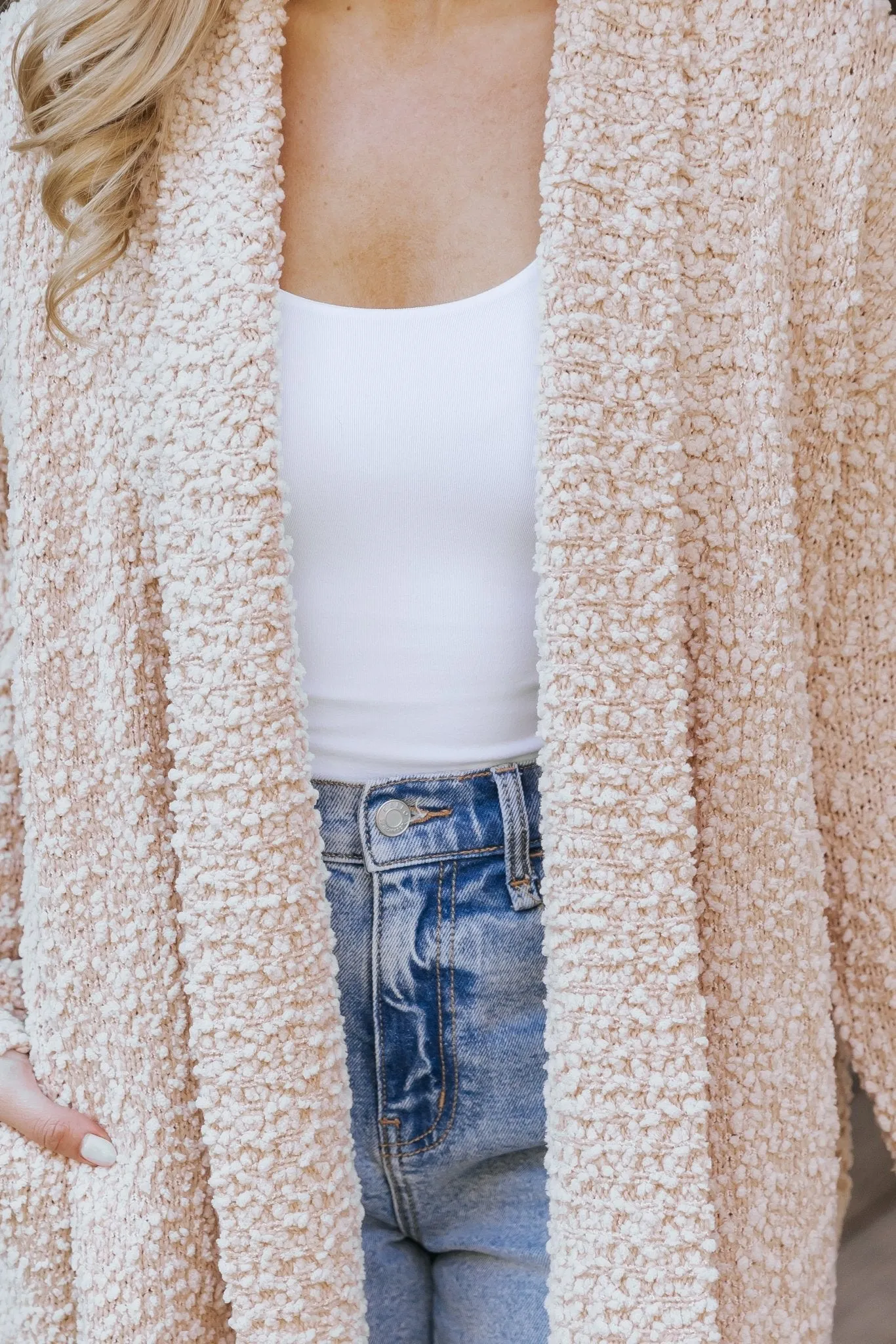 Sand Popcorn Dreamer Cardigan