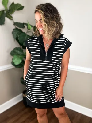 Seeing Stripes Sweater Dress