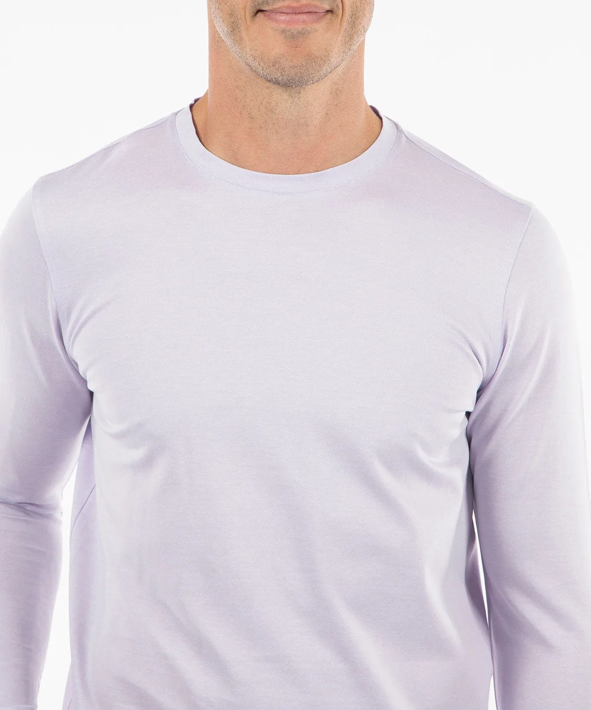 Signature Cotton Knit Long-Sleeve Cabana Tee Shirt