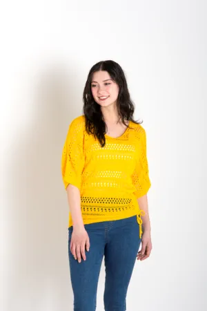 Simply Noelle Crochet Drawstring Top