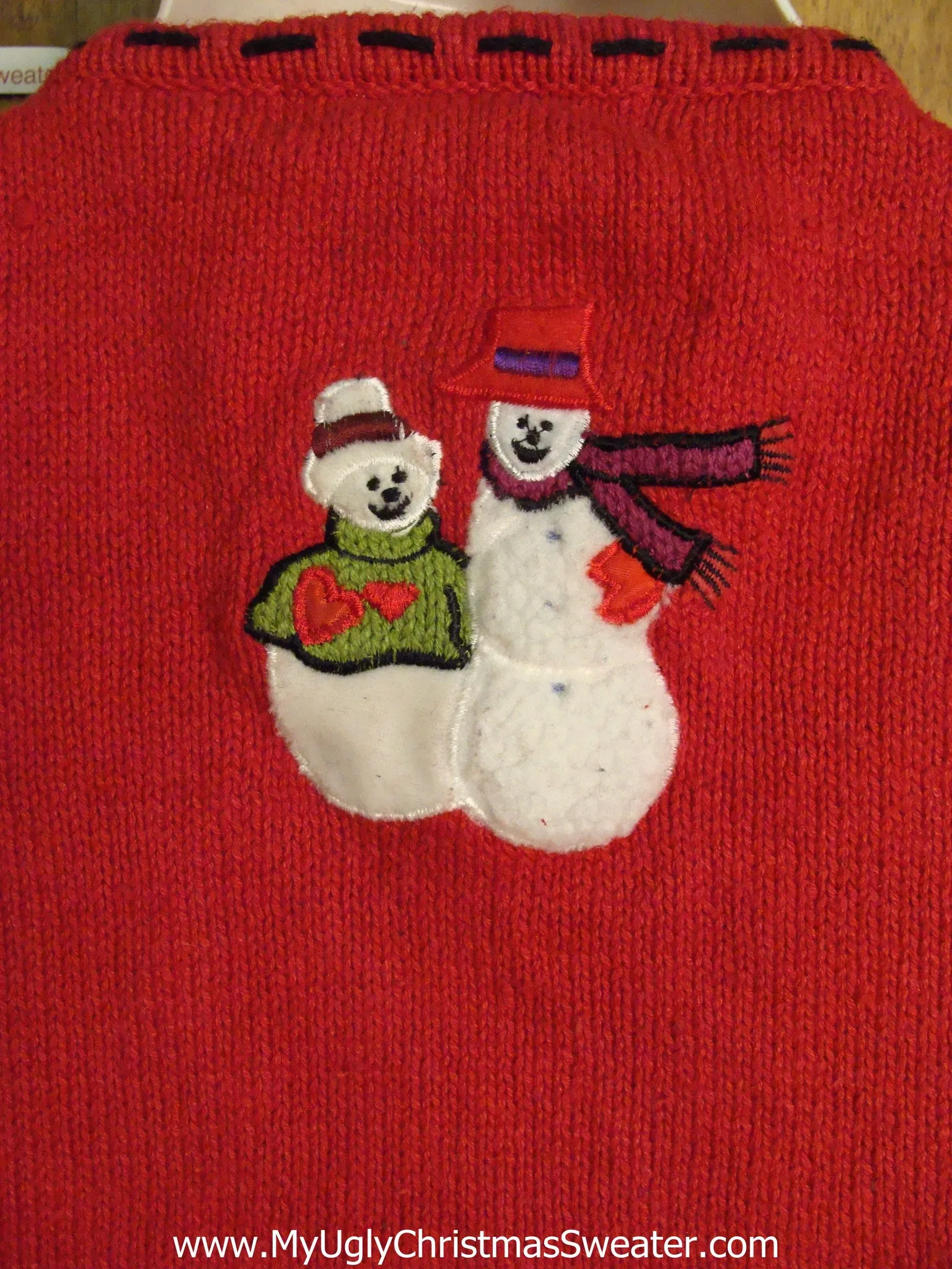 Snowman Convention Ugly Christmas Sweater Vest