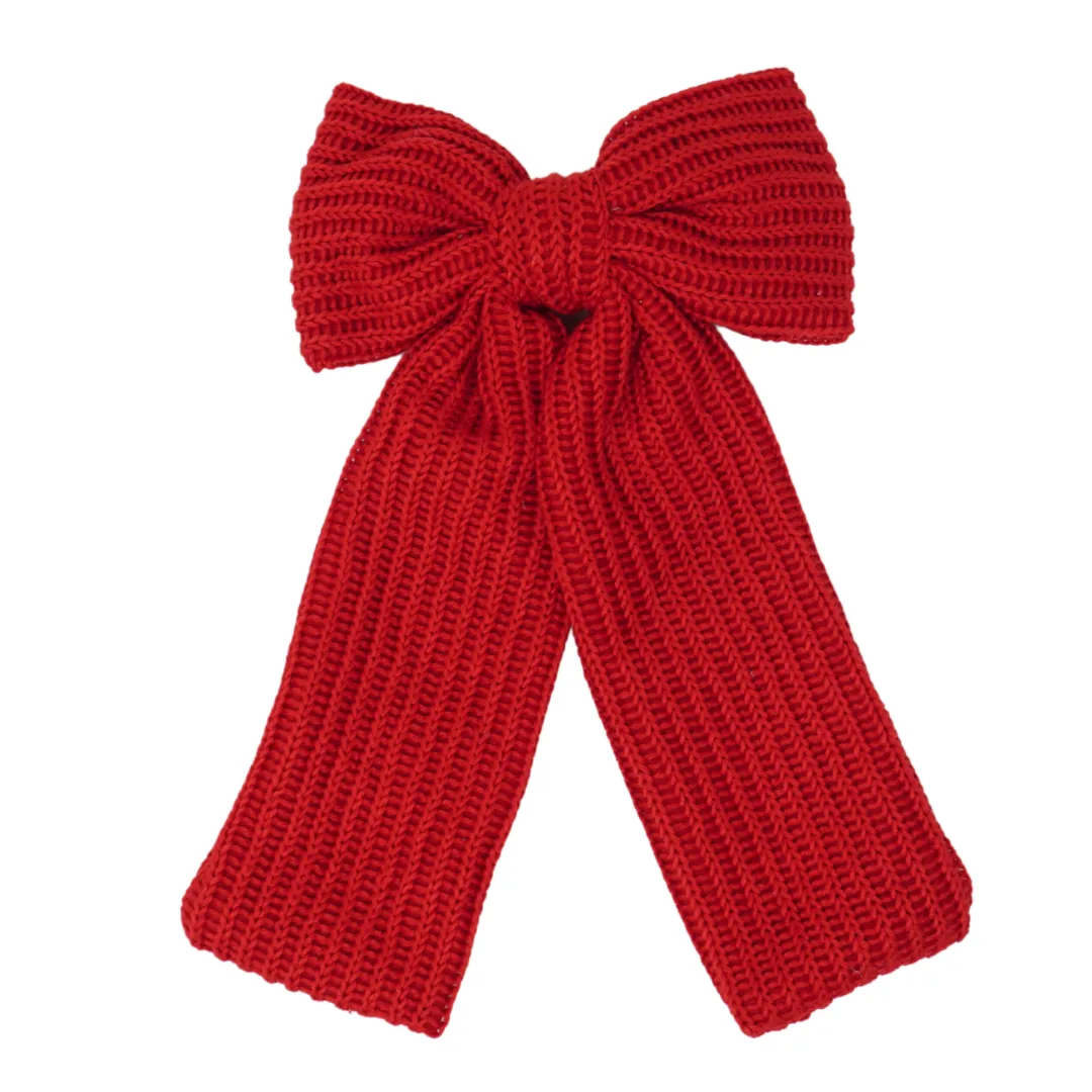 Soft Sweater Knits Large Bow Clip