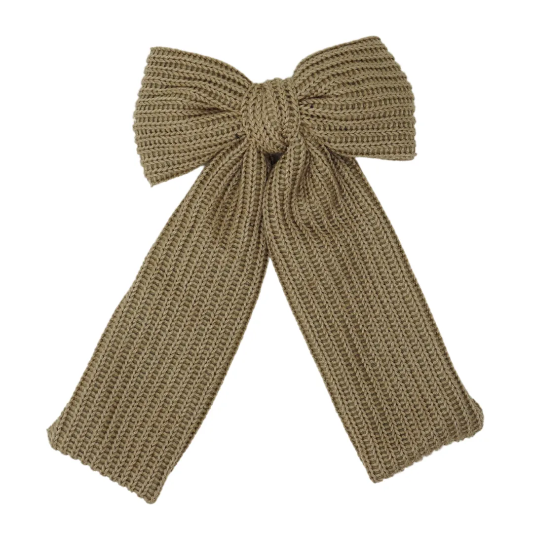 Soft Sweater Knits Large Bow Clip