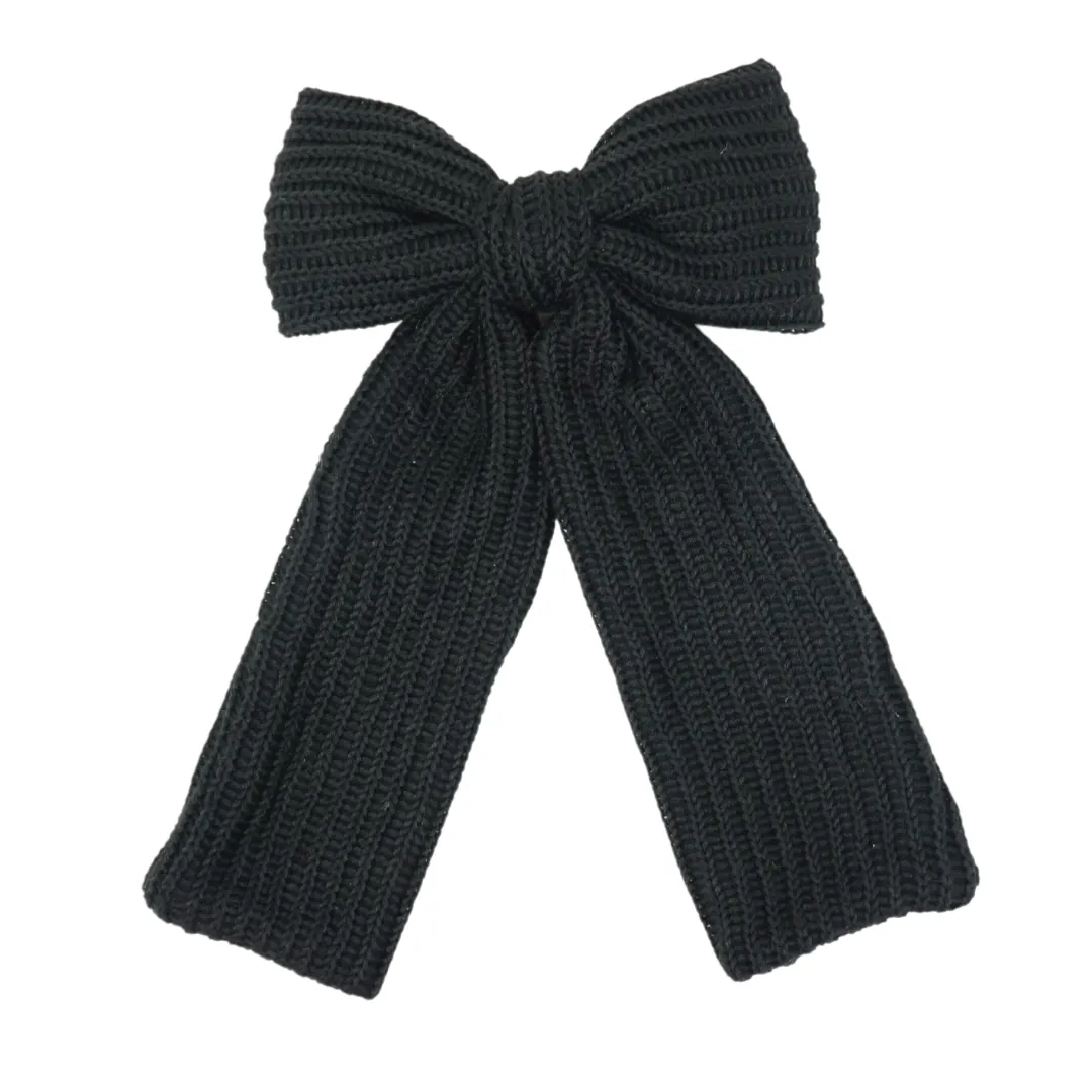 Soft Sweater Knits Large Bow Clip