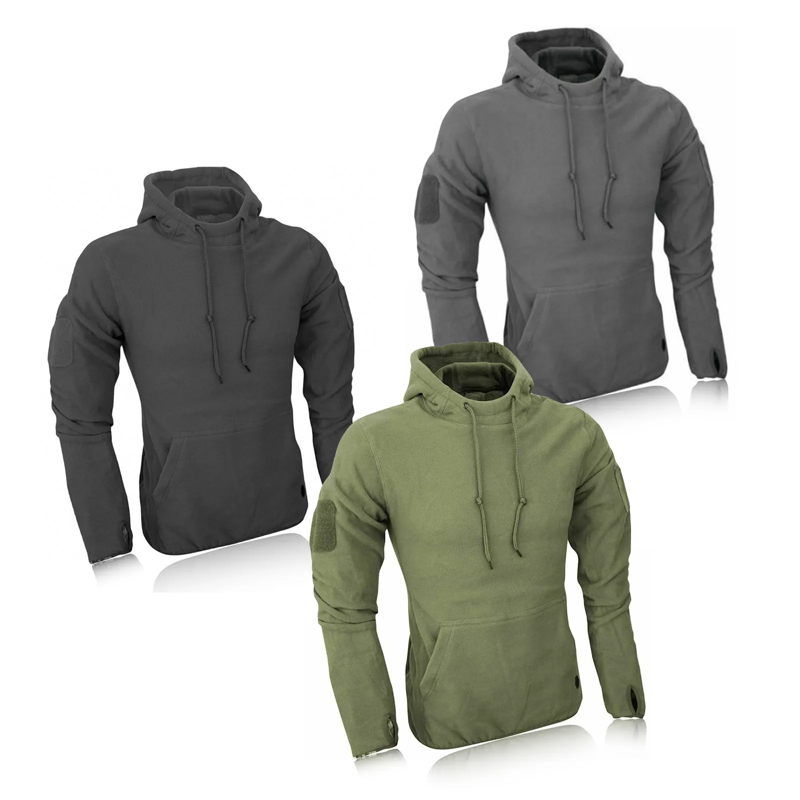 Tactical Men's Polar Fleece Hoodie Jumper