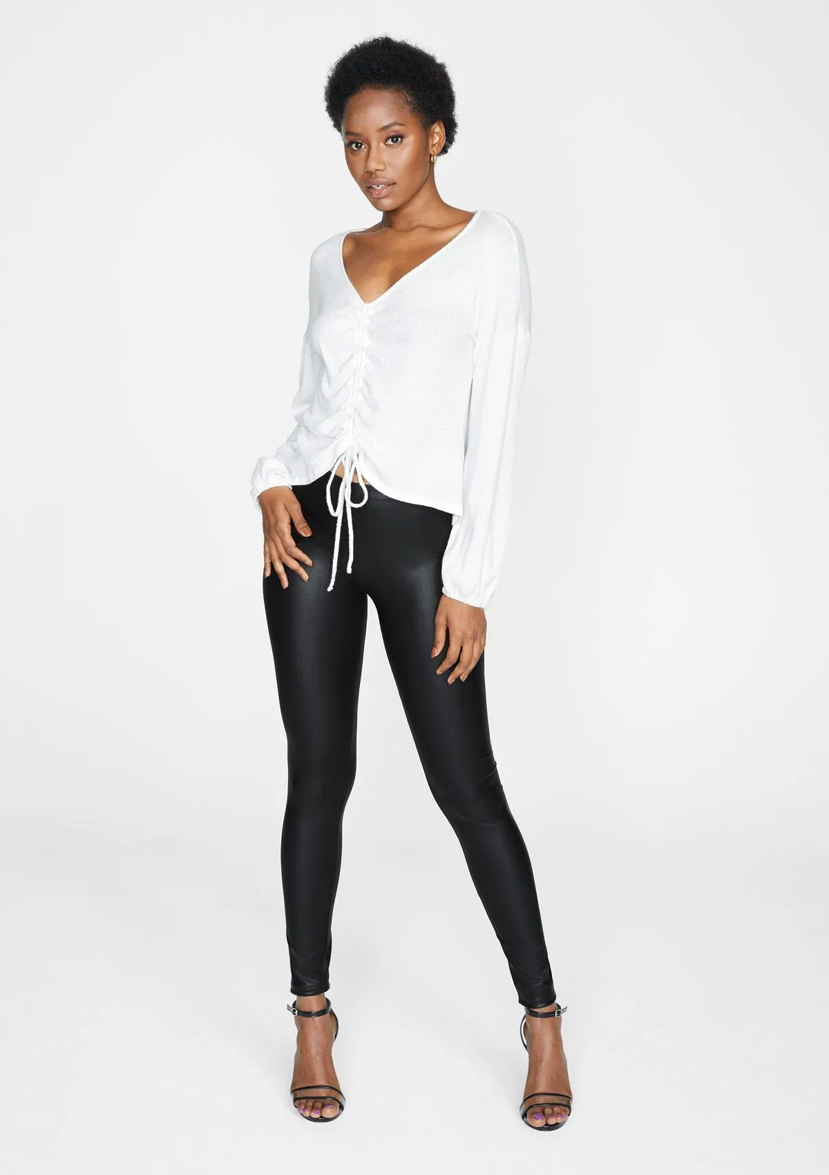 Tall Roxy Ruched Sweater