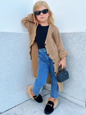 Tiny Trendsetter Oversized Cardigan