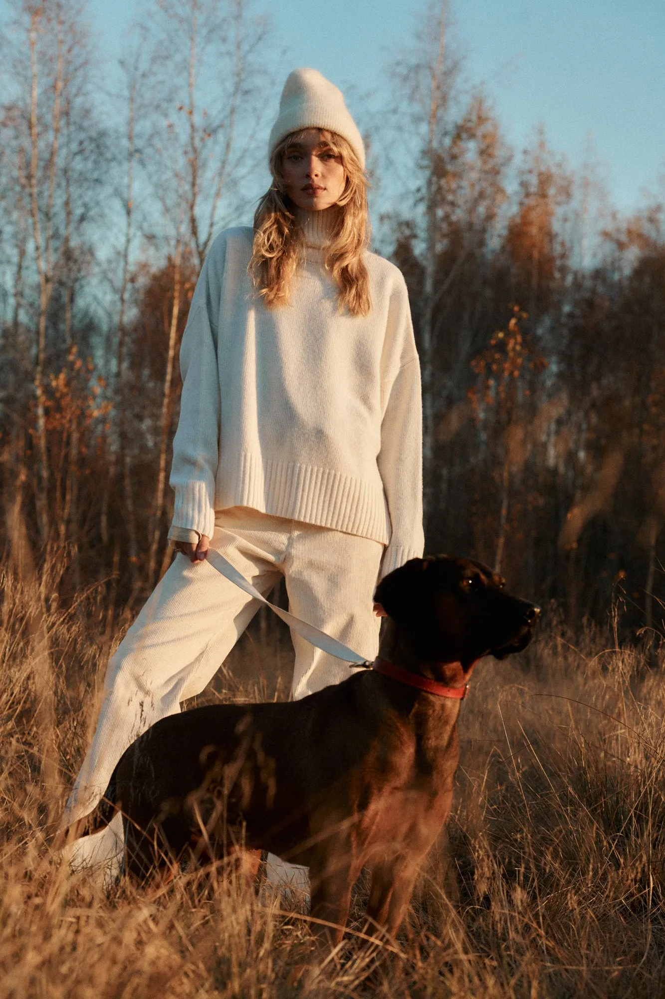 Turtleneck in wool / 16 / 16 / cream white