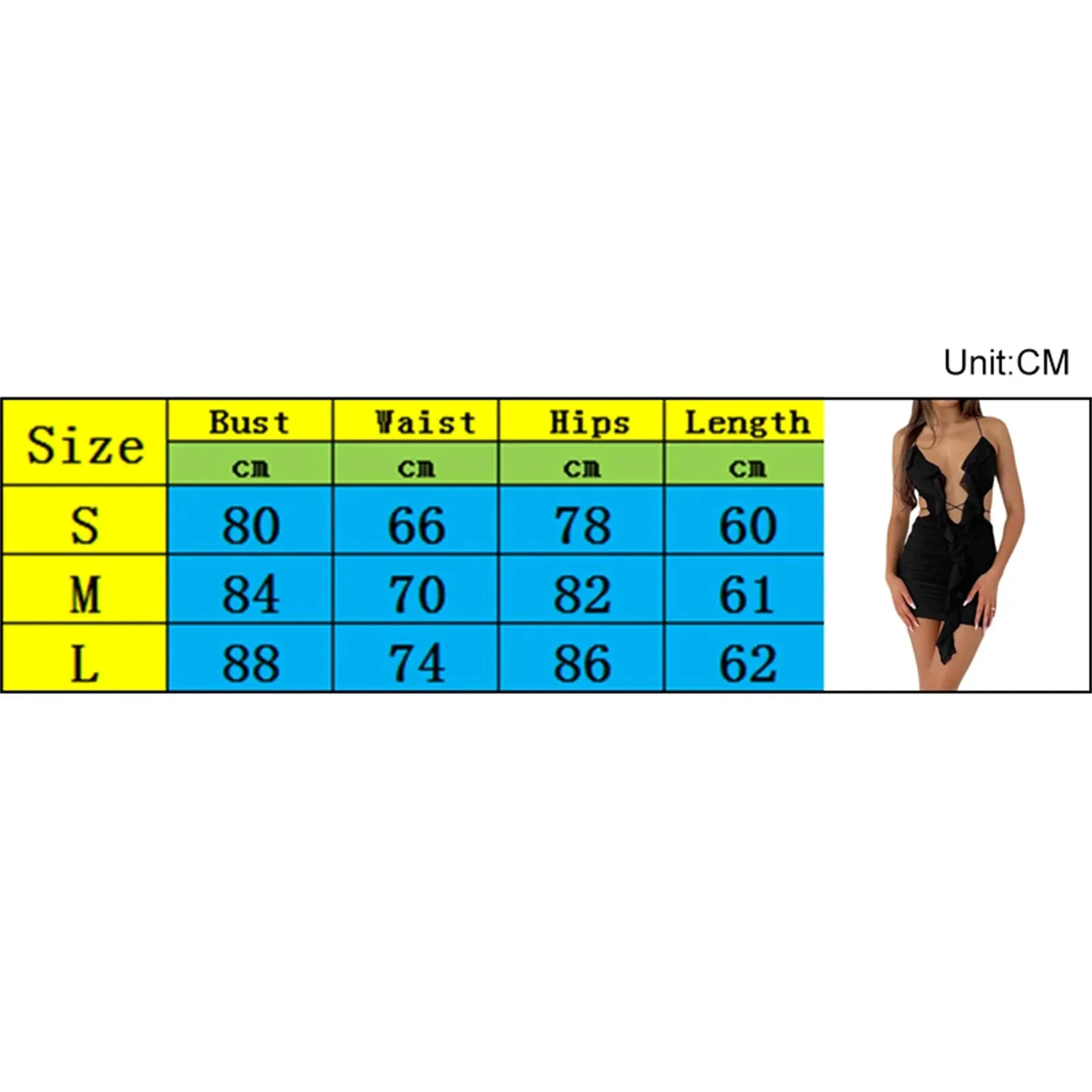 Women's Summer Bodycon Halter Hollow Out Backless Ruffle Mini Beach Holiday Dress